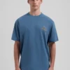 Dstrezzed Lasse Graphic Tee, Blue Fusion