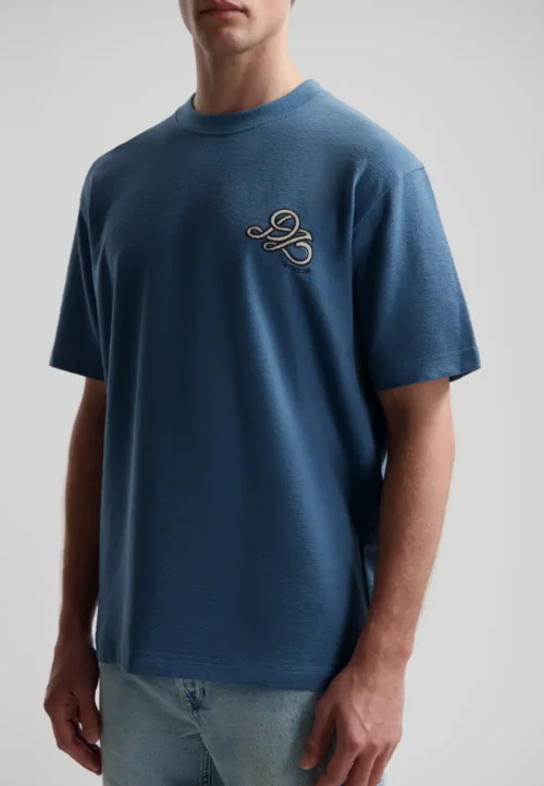 Dstrezzed Lasse Tee Graphic Blue Fusion - Image 4