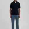 Dstrezzed 100% Crispy Linen Pants 501822 Blue Fusion - Image 2