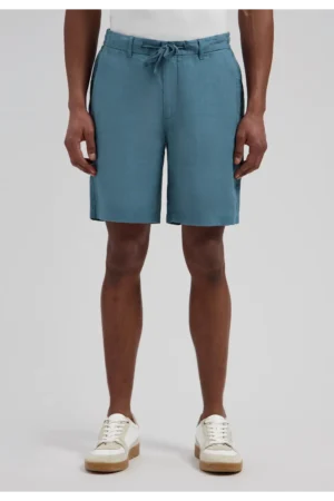 Dstrezzed 100% Crispy Linen Shorts 515558, Blue fusion