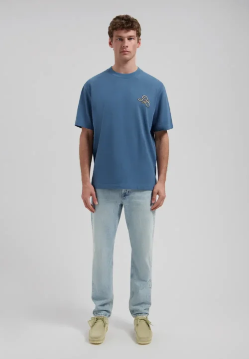 Dstrezzed Lasse Tee Graphic Blue Fusion - Image 3