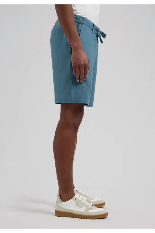 Dstrezzed 100% Crispy Linen Shorts 515558, Blue fusion - Image 5