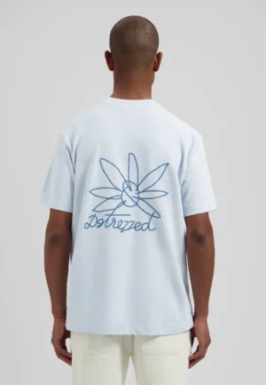 Alternative view of Dstrezzed Lasse Graphic Tee Light blue
