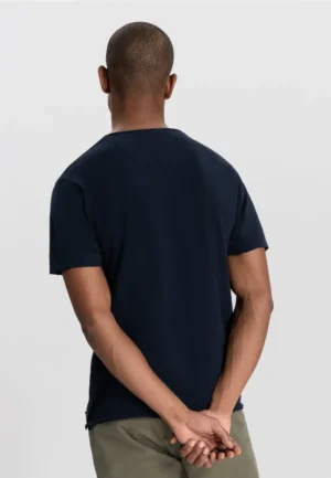 Dstrezzed Mc Queen Organic Cotton T-shirt Dark Navy image2