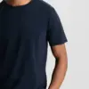 Dstrezzed Mc Queen Organic Cotton T-shirt 202274 Dark Navy - Image 3