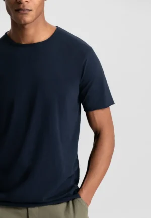 Dstrezzed Mc Queen Organic Cotton T-shirt Dark Navy image1