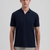 Dstrezzed Organic Cotton V-Neck Polo 240022 Dark Navy