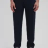 Dstrezzed 501822 :  100% Crispy Linen Pants Dark Navy