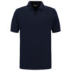 Dstrezzed Organic Cotton V-Neck Polo 240022 Dark Navy - Image 5