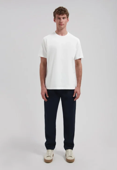 Dstrezzed 501822 : 100% Crispy Linen Pants Dark Navy - Image 4