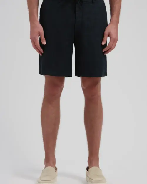 Dstrezzed 100% Crispy Linen Shorts 515558 Dark Navy