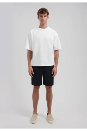 Alternative view of Dstrezzed 515558, 100% Crispy Linen Shorts Dark Navy