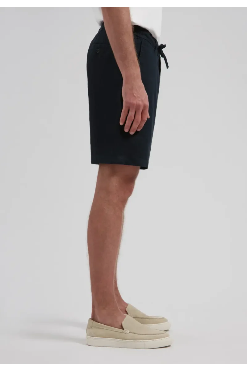 Dstrezzed 100% Linen Shorts, Dark Navy - Image 5