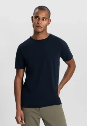 Dstrezzed Mc Queen Organic Cotton T-shirt Dark Navy