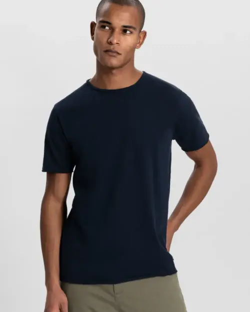 Dstrezzed Mc Queen Organic Cotton T-shirt 202274 Dark Navy