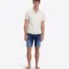 Timezone  Linen Blend Shirt 30172.1387-29 Egret White - Image 2
