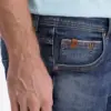 Timezone  Slim Scott Denim Shorts 50013.3166 Royal Blue Wash - Image 4