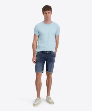 Alternative view of Timezone  Slim Scott Denim Shorts, Royal Blue Wash