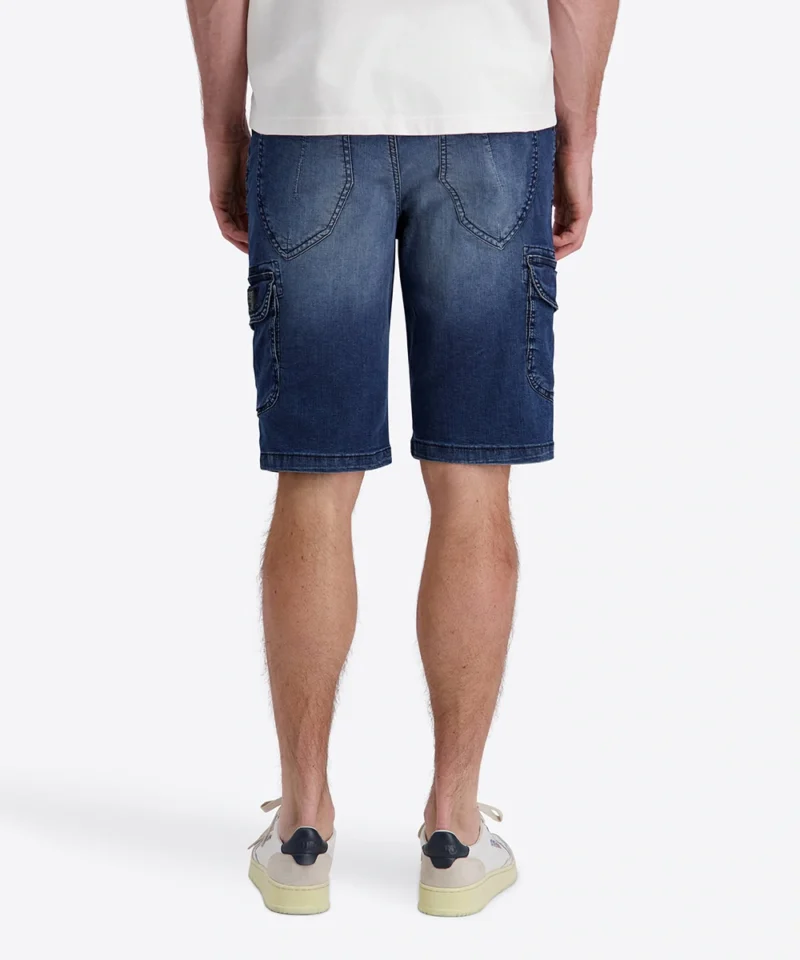 Timezone Ryker Denim Shorts, Navy Blue Wash - Image 5