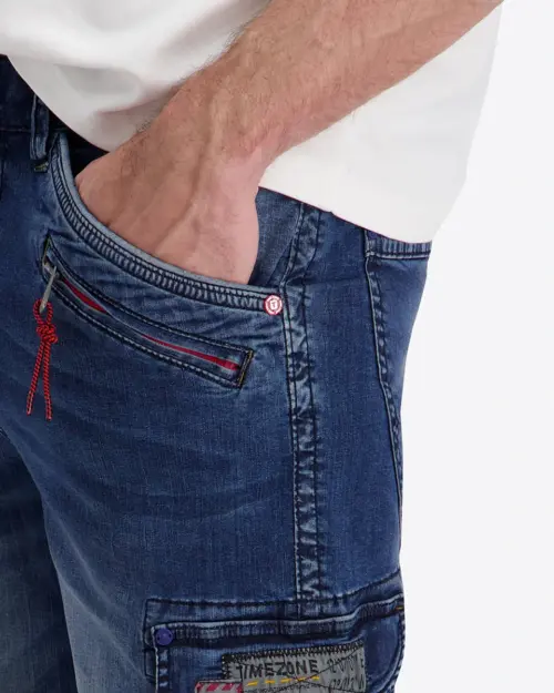 Alternative view of Timezone Ryker Denim Shorts, Navy Blue Wash