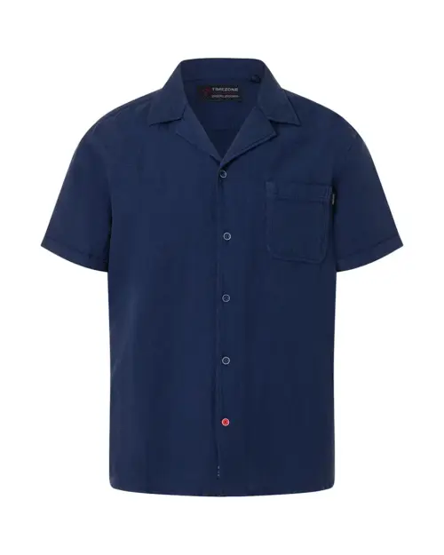 Timezone  Linen Blend Shirt T30172.1387-29 Total Eclipse