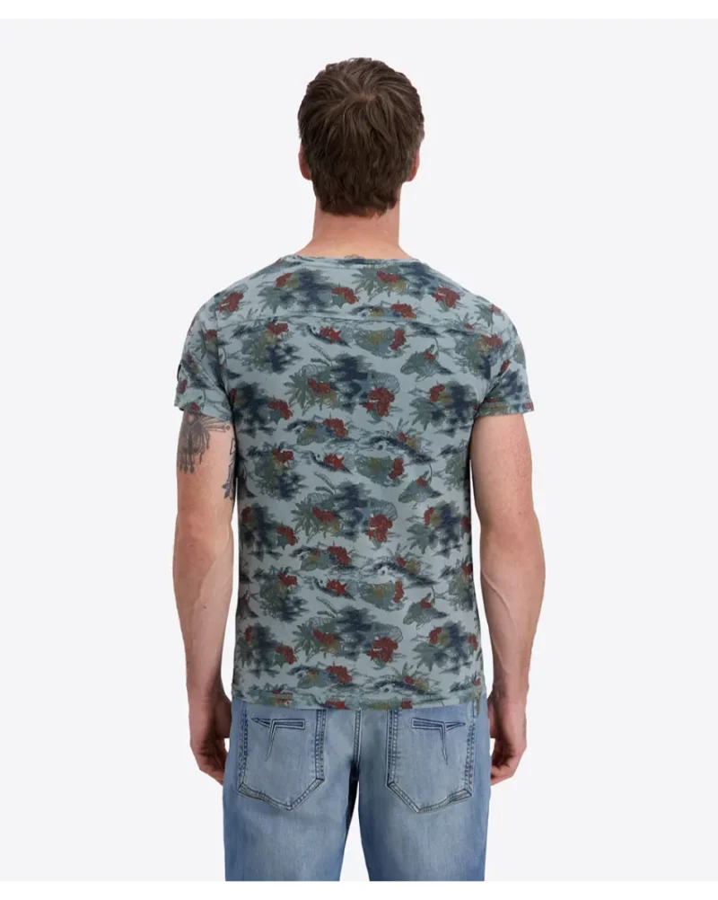 Timezone  Vintage Print T-shirt - Image 5