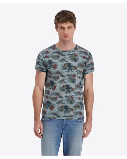 Timezone  Vintage Print Cotton T-shirt