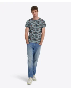 Alternative view of Timezone  Vintage Print Cotton T-shirt