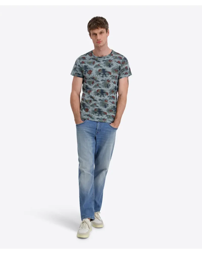 Timezone  Vintage Print T-shirt - Image 2