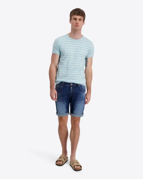 Alternative view of Timezone  Slim Scott Denim Shorts50013.3226  Middle Blue Wash