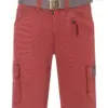 Timezone Ryker Cargo Shorts, Red Rum - Image 2