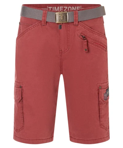 Alternative view of Timezone Ryker Cargo Shorts, Red Rum