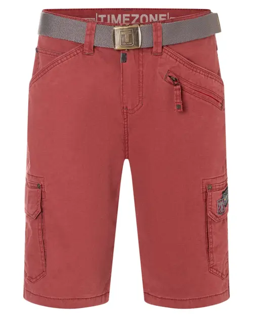 Alternative view of Timezone Ryker Cargo Shorts, Red Rum