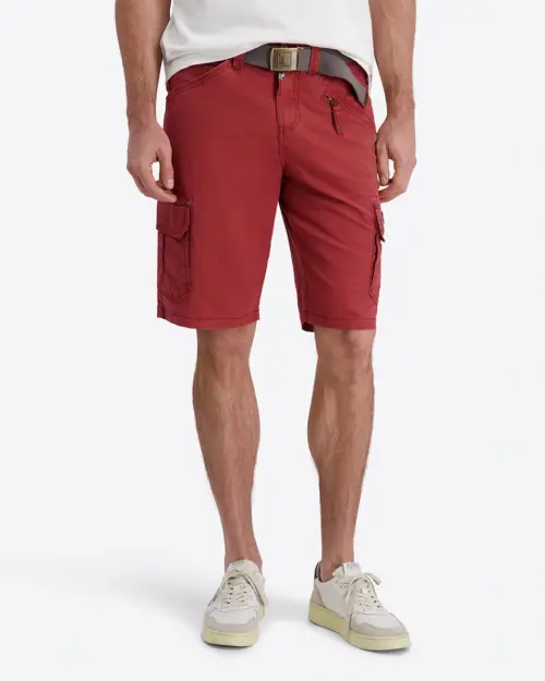 Timezone Ryker Cargo Shorts, Red Rum