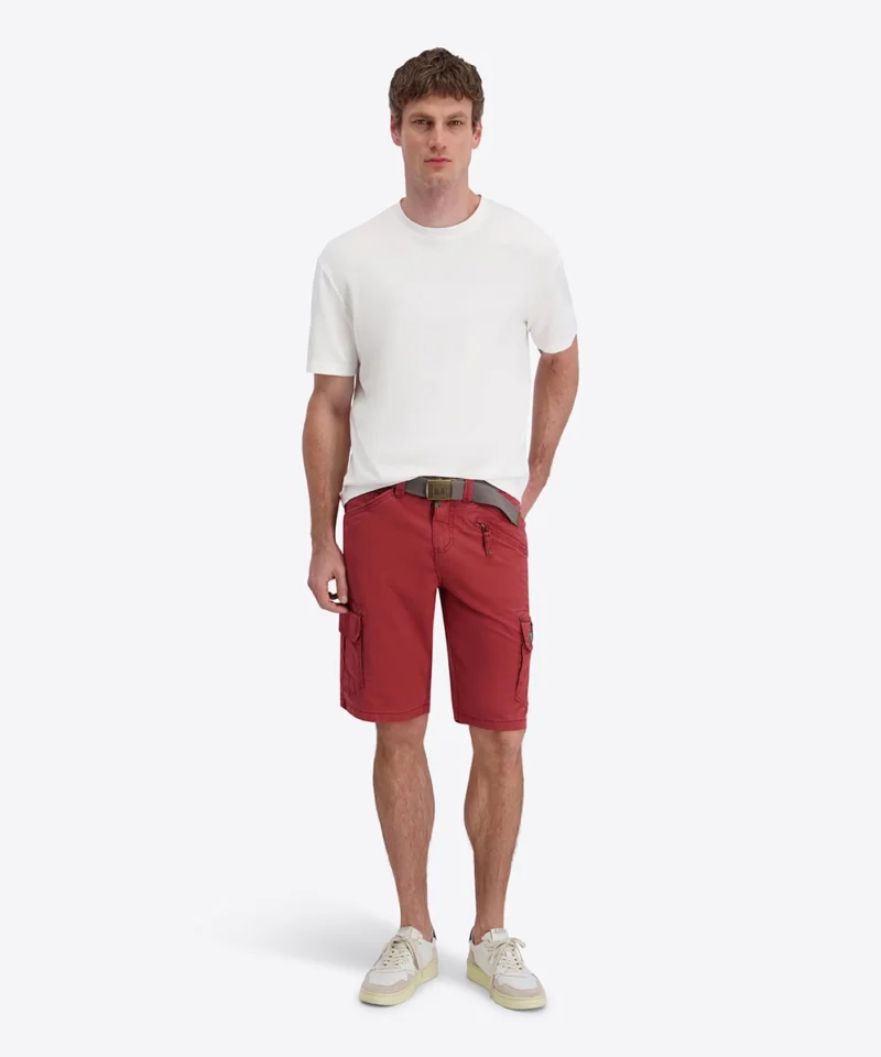 Timezone Ryker Cargo Shorts, Red Rum - Image 4