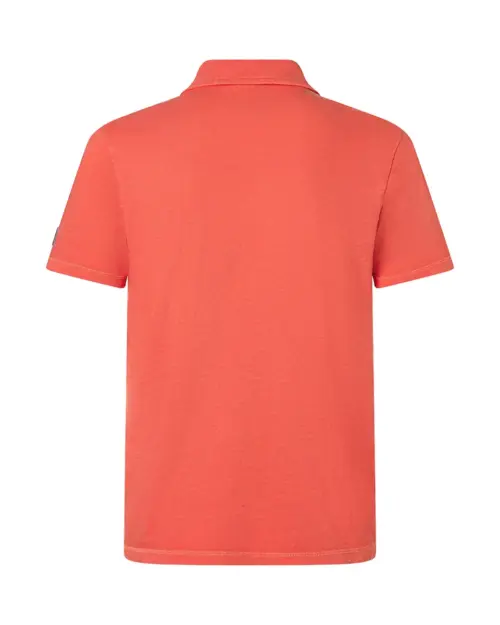 Alternative view of Timezone Cotton Linen Blend Poloshirt 20329.6110-29 Hot Coral