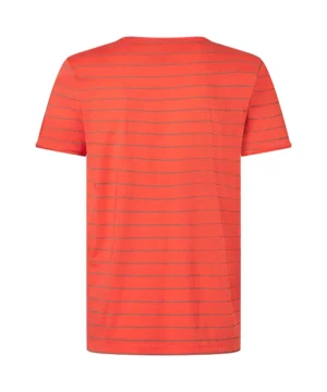 Alternative view of Timezone  Pin Stripe T-Shirt, Hot Coral