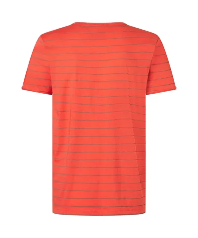 Alternative view of Timezone  Pin Stripe T-Shirt, Hot Coral