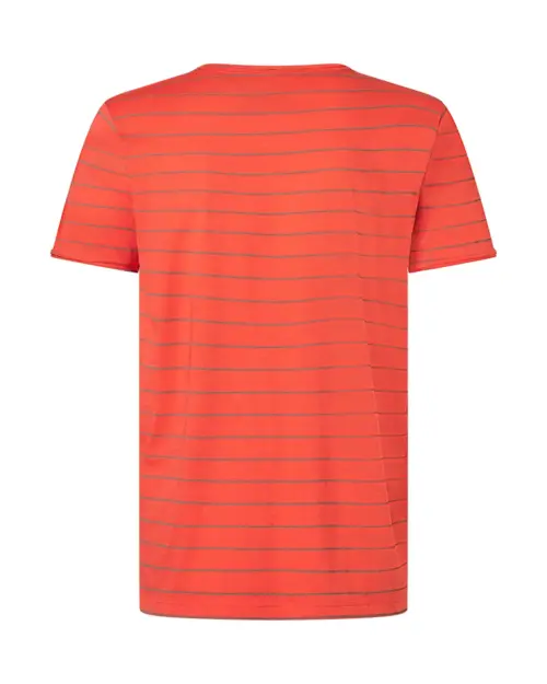 Alternative view of Timezone  Pin Stripe T-Shirt 20336.6233-3 Hot Coral