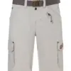 Timezone Ryker Cargo Shorts, Light Grey - Image 3