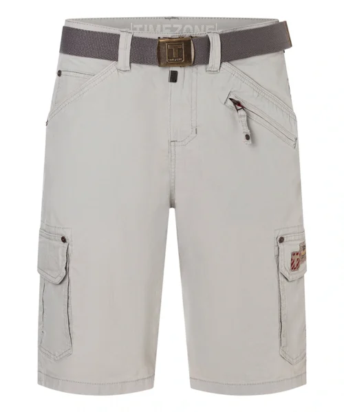 Timezone Ryker Cargo Shorts, Light Grey - Image 3
