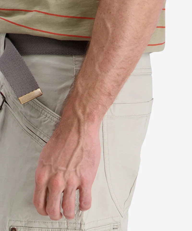 Timezone Ryker Cargo Shorts, Light Grey - Image 5