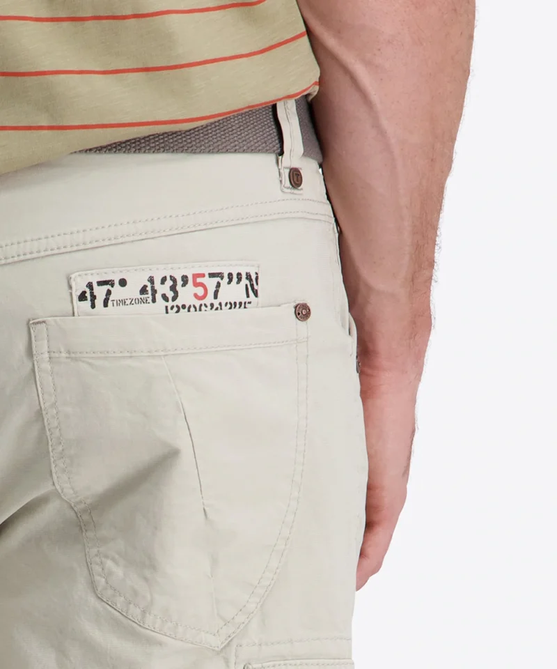 Timezone Ryker Cargo Shorts, Light Grey - Image 6