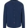 Timezone Stand-up-collar Shirt , Iris Blue - Image 3