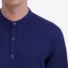 Timezone Stand-up-collar Shirt , Iris Blue - Image 5