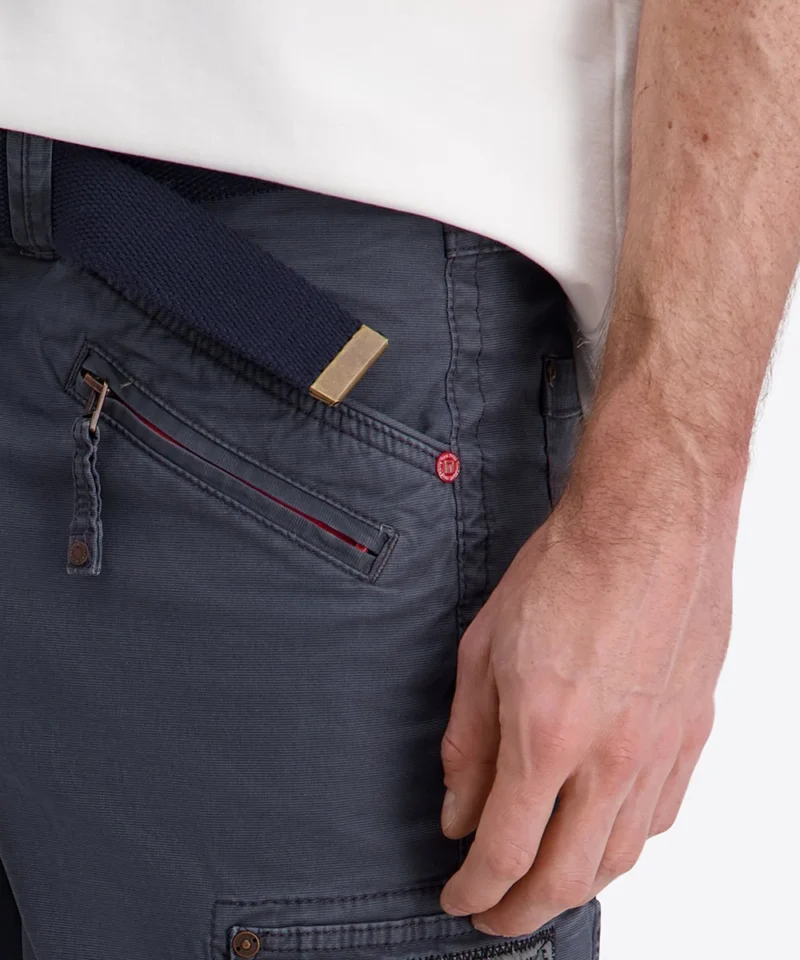 Timezone Ryker Cargo Shorts, Washed Blue - Image 4