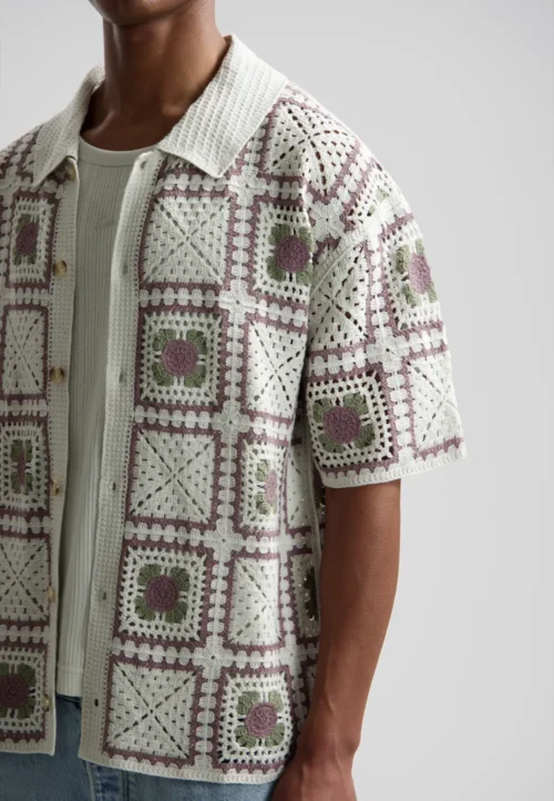Dstrezzed- 421162 Crochet Shirt - Image 4