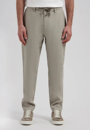 100% Crispy Linen Pants . Vintage Khaki