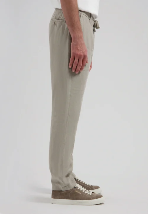 Dstrezzed 501822 100% Crispy Linen Pants Vintage Khaki image2