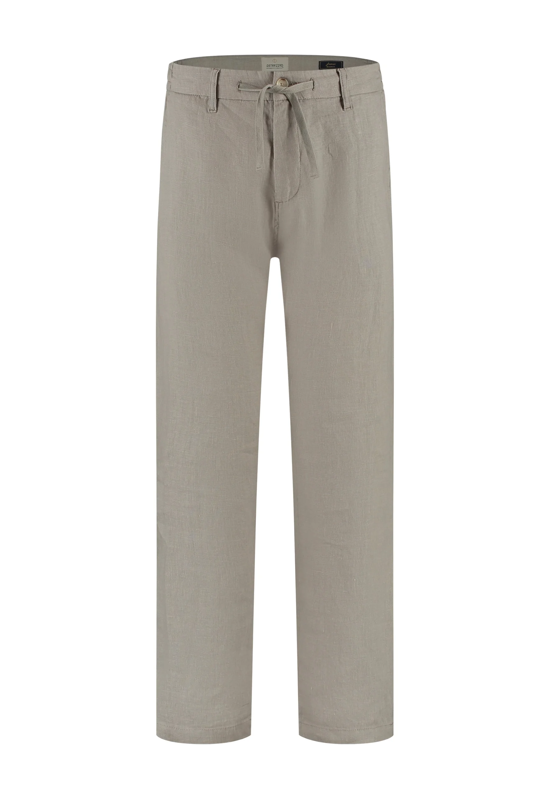 Dstrezzed 501822 100% Crispy Linen Pants Vintage Khaki - Image 6